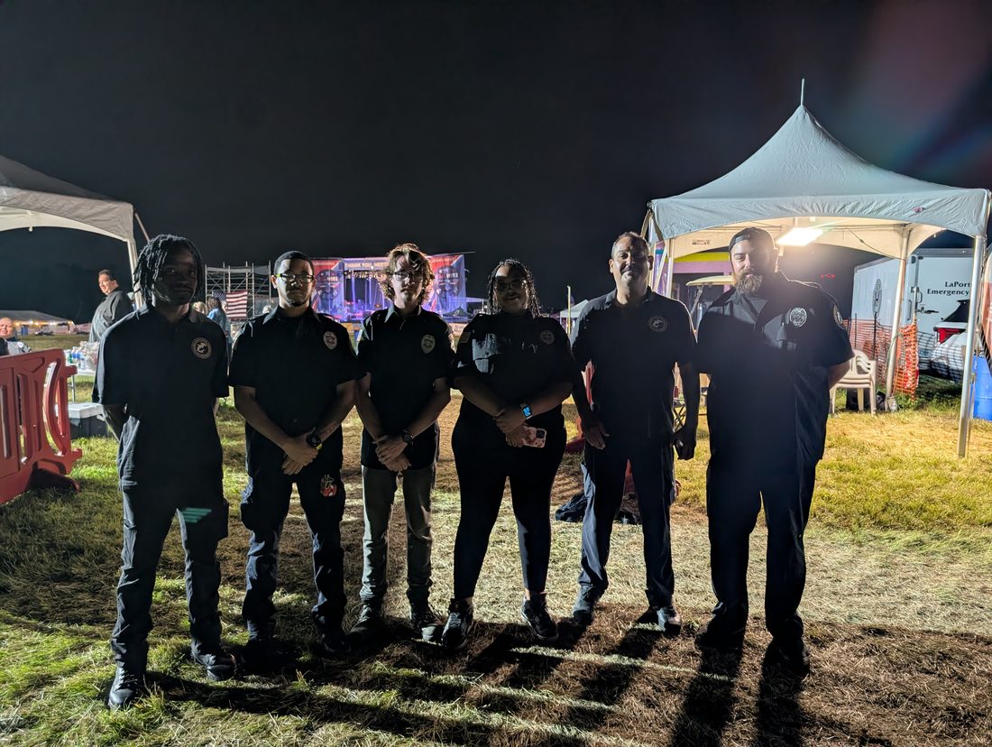 Tiburo Security night shift team on site